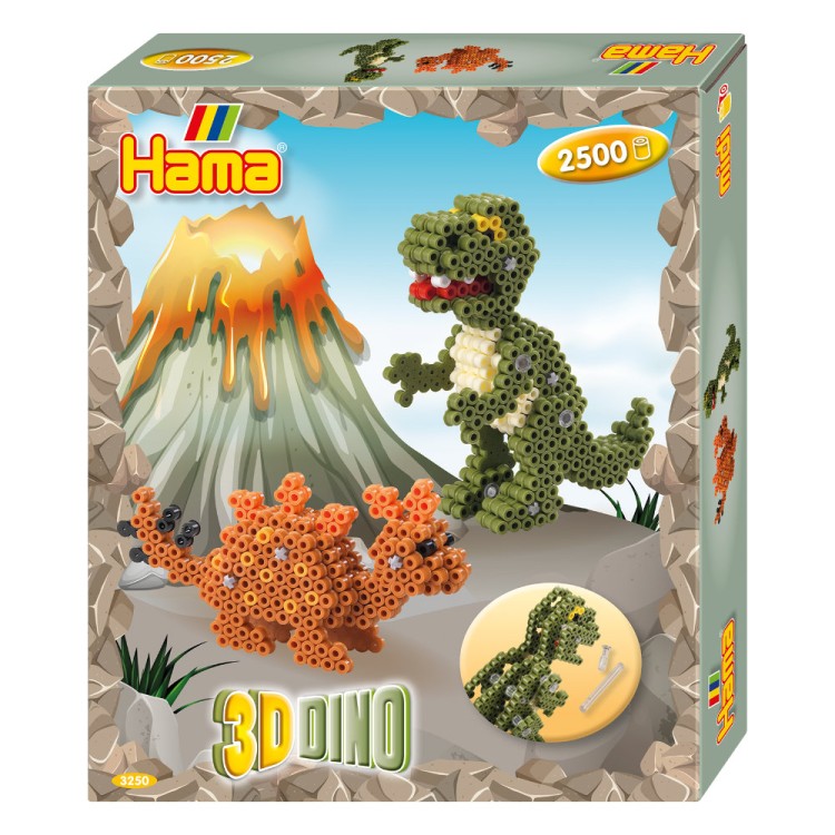 Hama Beads 3D Dino Set