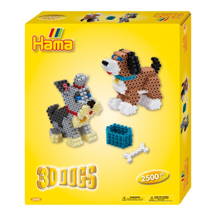 Hama Beads 3D Dogs Set