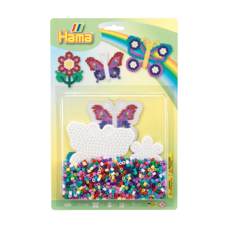 Hama Beads Butterflies Large Blister Pack