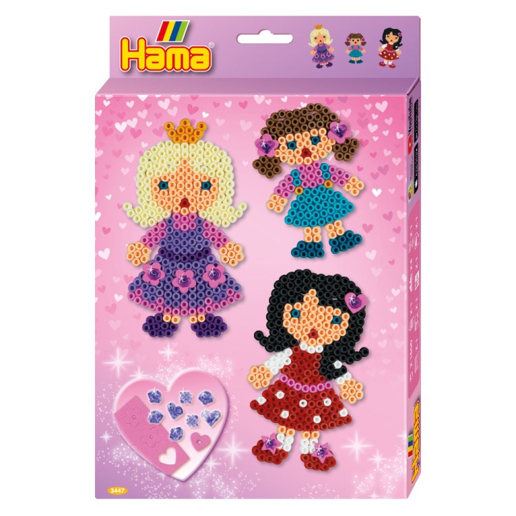 Hama Beads Fashion Girls Hanging Box