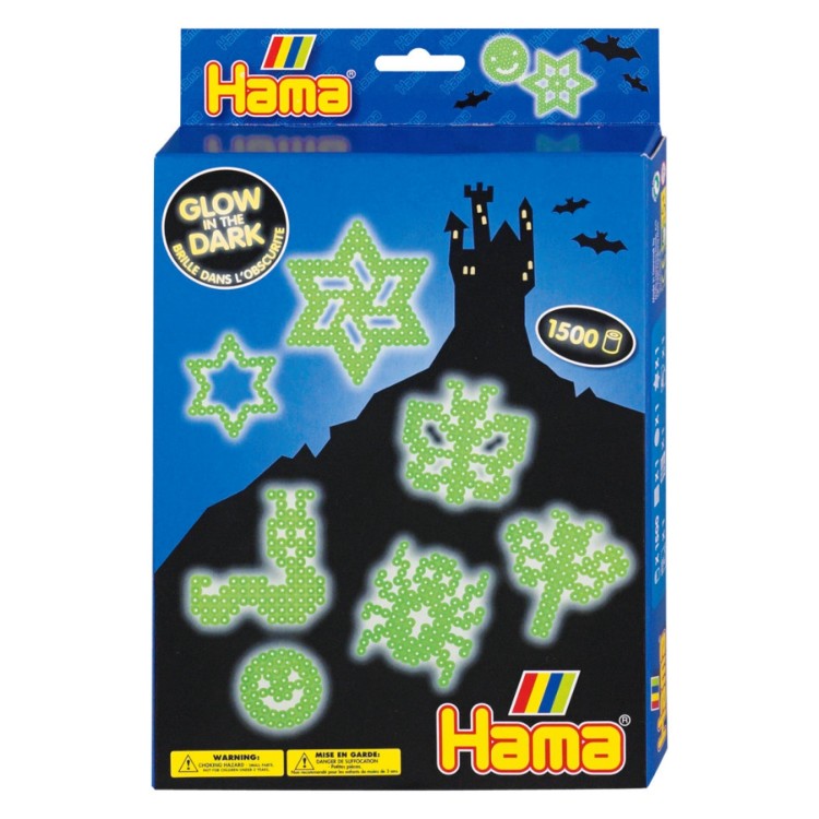 Hama Beads Glow in the Dark Hanging Box