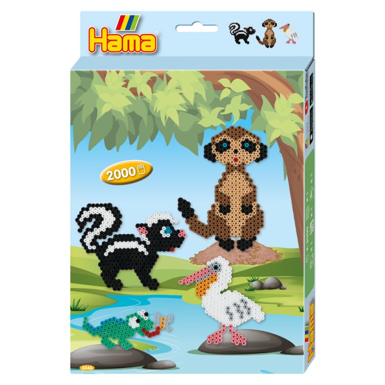 Hama Beads Meerkat and Friends Hanging Box