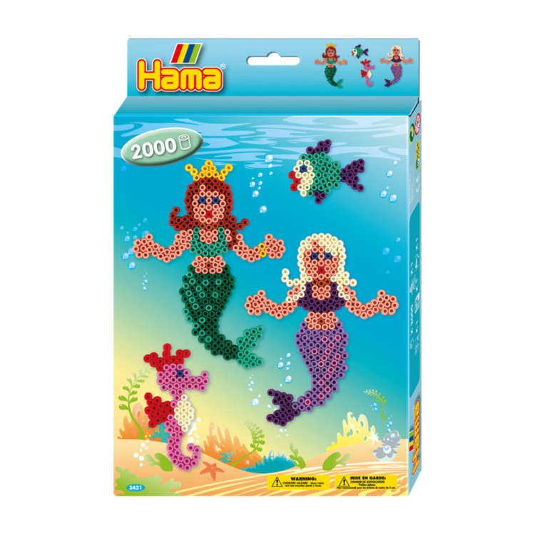 Hama Beads Mermaid Kingdom Hanging Box