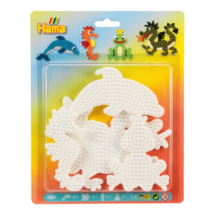 Hama Beads Mixed Creatures Pegboard Blister Pack