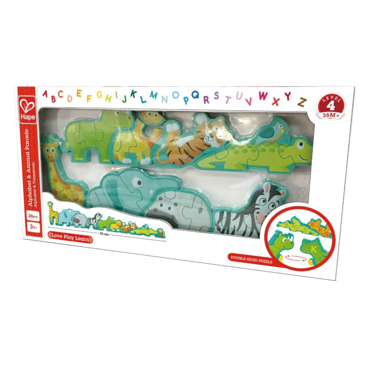 Hape Alphabet and Animal Parade Puzzle