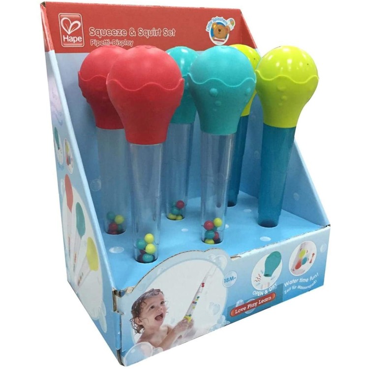 Hape Bath Squeeze and Squirt (One Colour Chosen at Random)