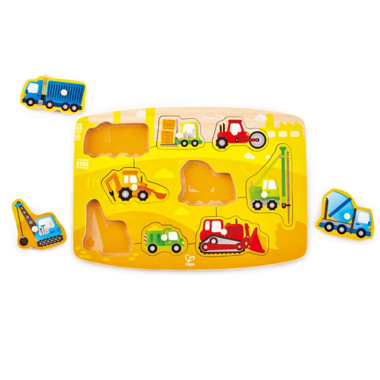 Hape Construction Peg Puzzle