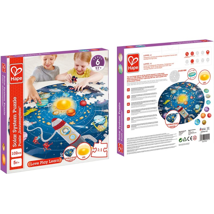 Hape Solar System 102 Piece Jigsaw Puzzle