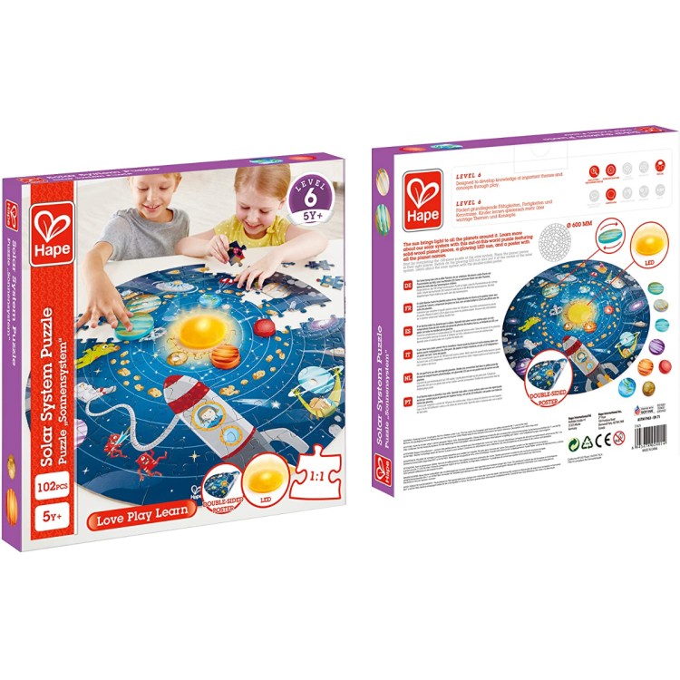 Hape Solar System 102 Piece Jigsaw Puzzle