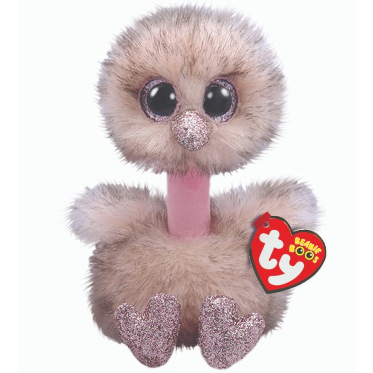 TY Henna the Ostrich Beanie Boo Regular Size