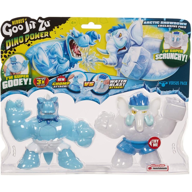 Heroes of Goo Jit Zu Dino Power Arctic Showdown Series 3 Double Figure Pack