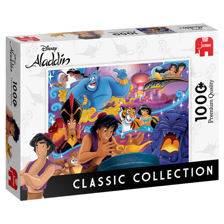 Jumbo Disney Aladdin Classic Collection 1000 Piece Jigsaw Puzzle