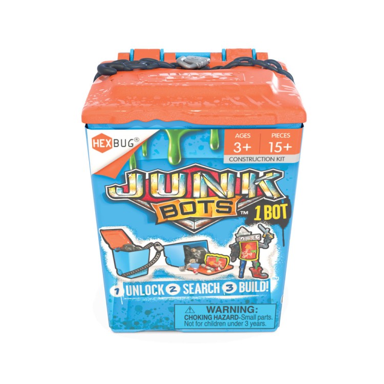 Junk Bots Trash Bin 1 Bot Construction Kit