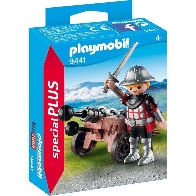 Playmobil 9441 Special Plus Knight with Cannon