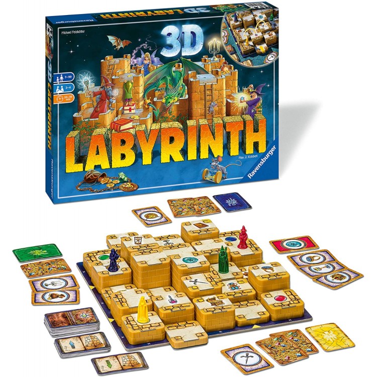 3D Labyrinth Board Game