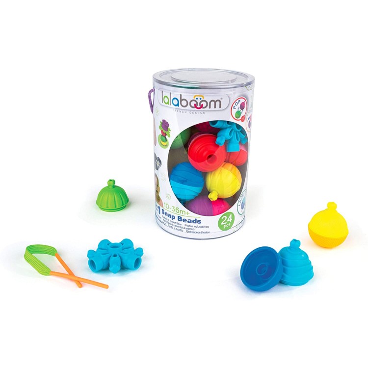 Lalaboom Educational Beads and Accessories 24 Pieces