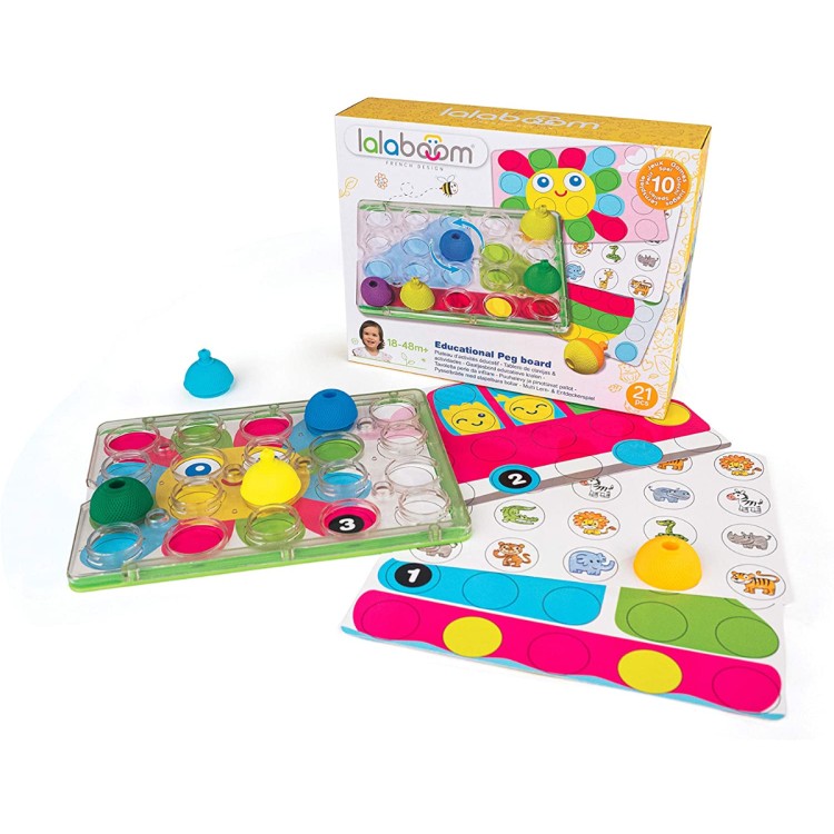 Lalaboom Educational Pegboard with Beads 20 P Setiece
