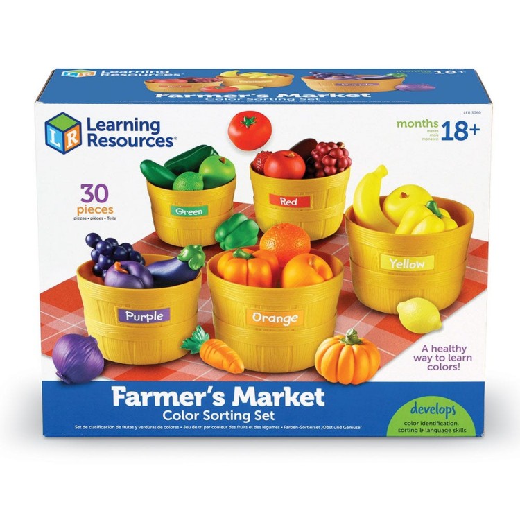 Learning Resources Farmers Market Food Sorting Set