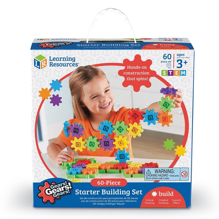 Learning Resources Gears! Gears! Gears! Starter Building Set (60 Pieces)