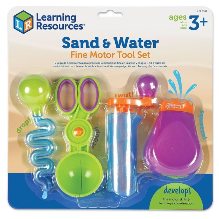 Learning Resources Sand & Water Fine Motor Tool Set