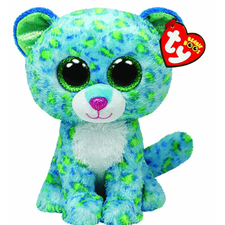 TY Leona the Leopard Beanie Boo Regular Size