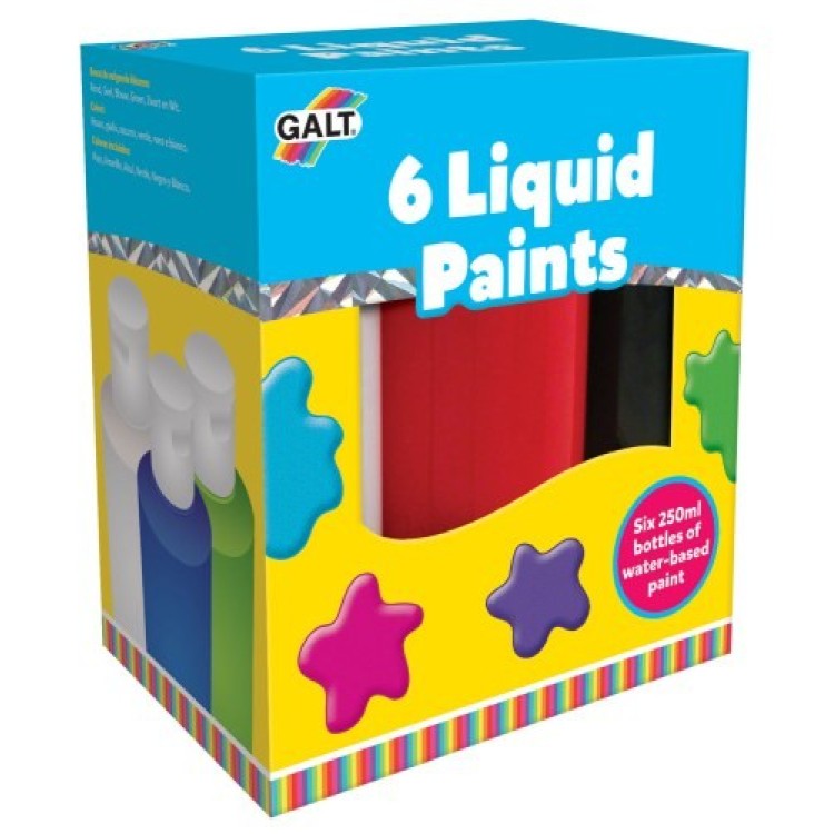 Galt Liquid Paints Pack of 6