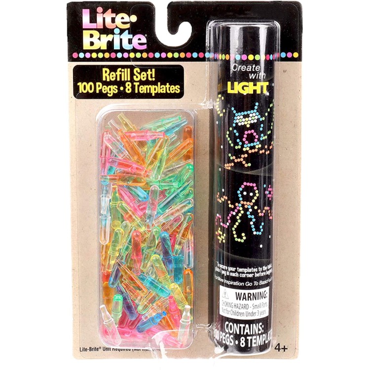 Lite Brite Refill Pack of 100 Pegs