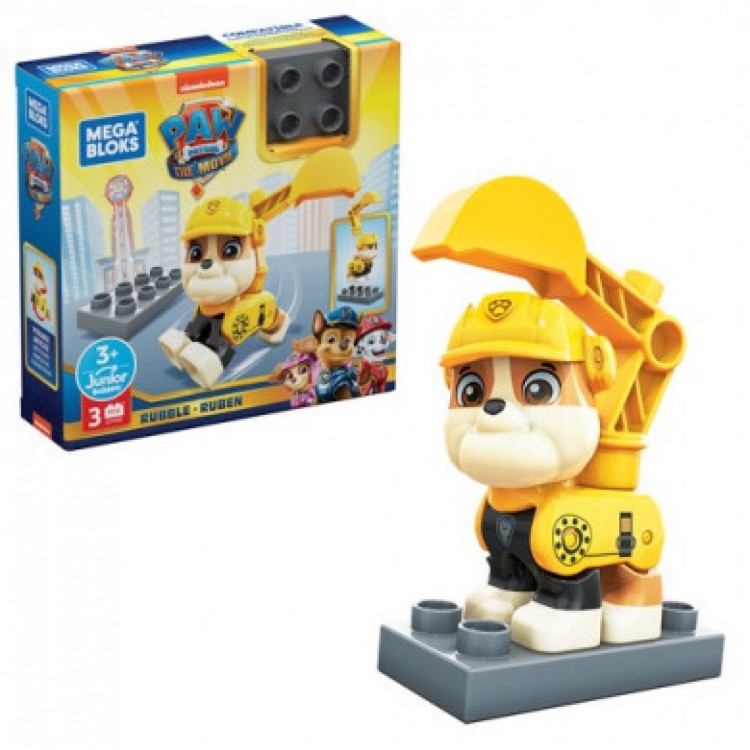 Mega Bloks Paw Patrol The Movie Rubble Figure