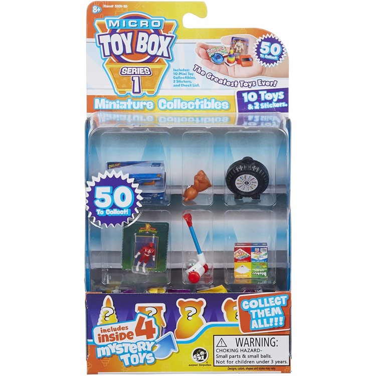 Micro Toy Box 10 Pack - Series 1 (Pack Contents May Vary From Picture Shown)