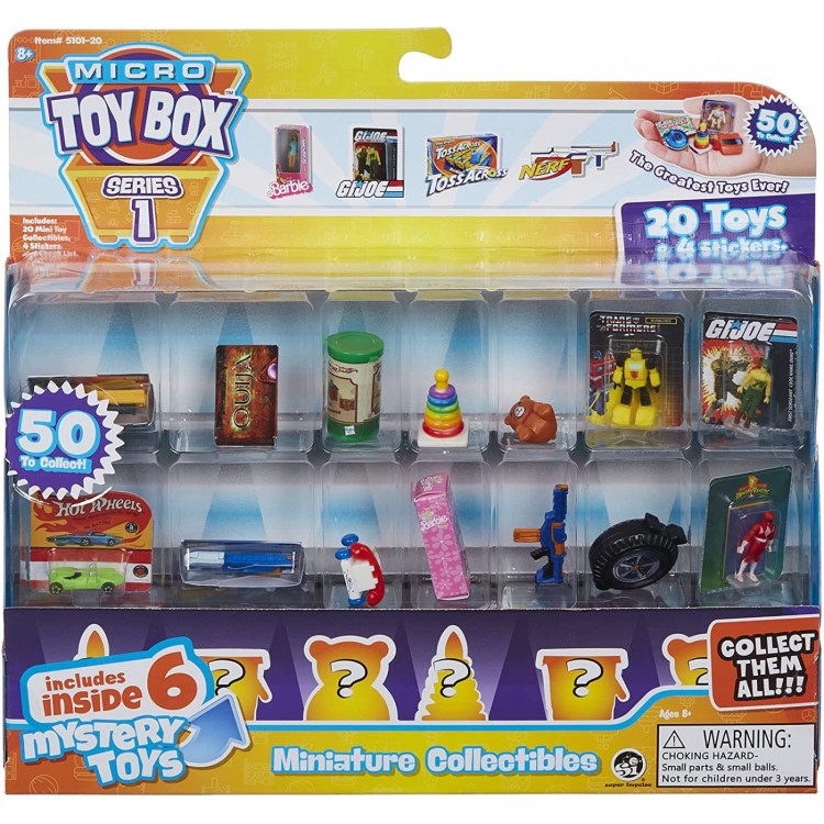 Micro Toy Box 20 Pack - Series 1 (Pack Contents May Vary From Picture Shown)