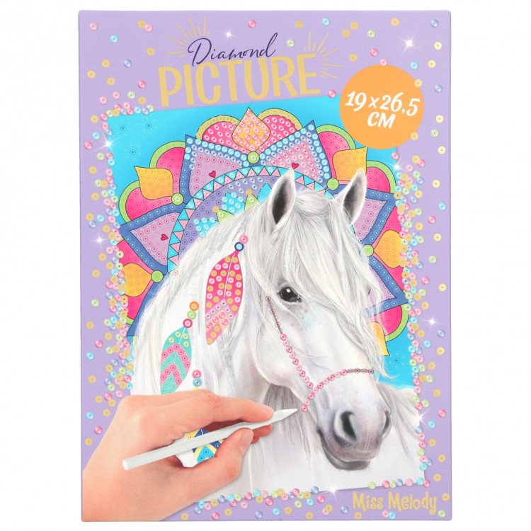 Miss Melody Create Your Own Diamond Picture Book