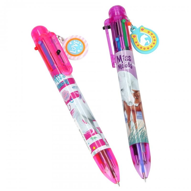 Miss Melody Six Colours Ballpen (One Supplied)