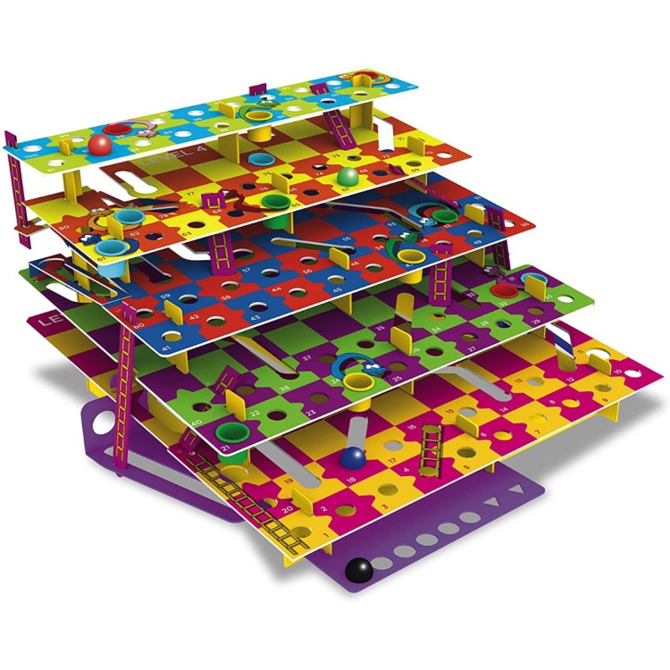 Multi-Level Snakes and Ladders Board Game