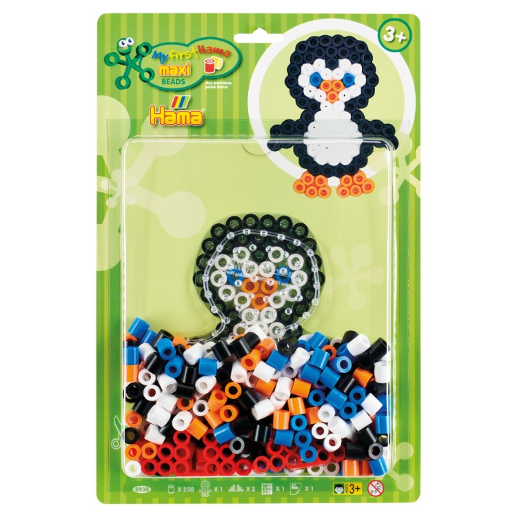 My First Hama Maxi Beads Penguin Set