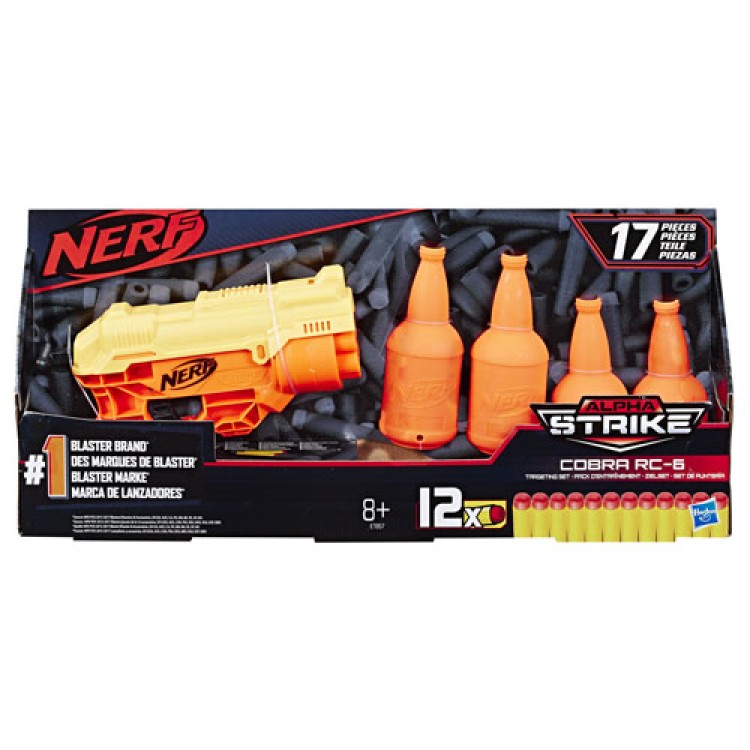 Nerf Alpha Strike Cobra RC-6 Blaster Target Set