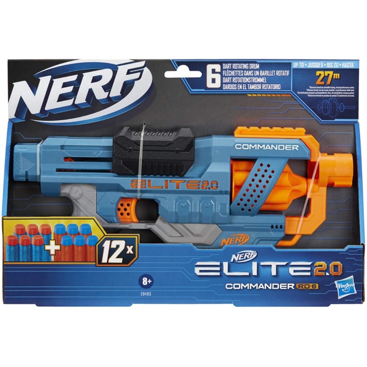 Nerf Elite 2.0 Commander RD.6 Blaster
