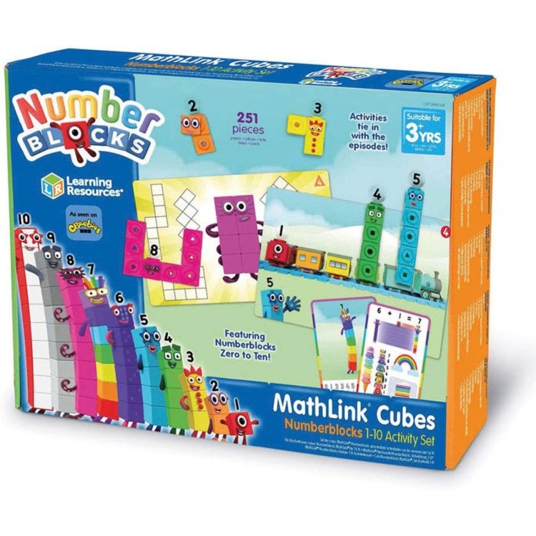 Numberblocks Mathlink Cubes 1-10 Activity Set