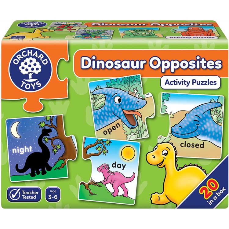 Orchard Toys Dinosaur Opposites Activity Puzzles