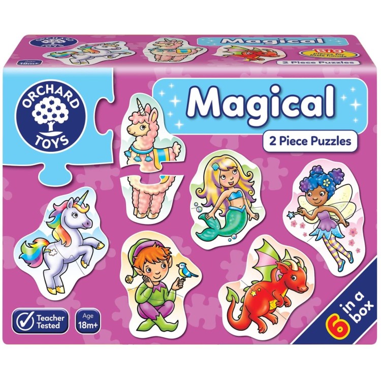 Orchard Toys Magical 2 Piece Jigsaw Puzzles Boxc