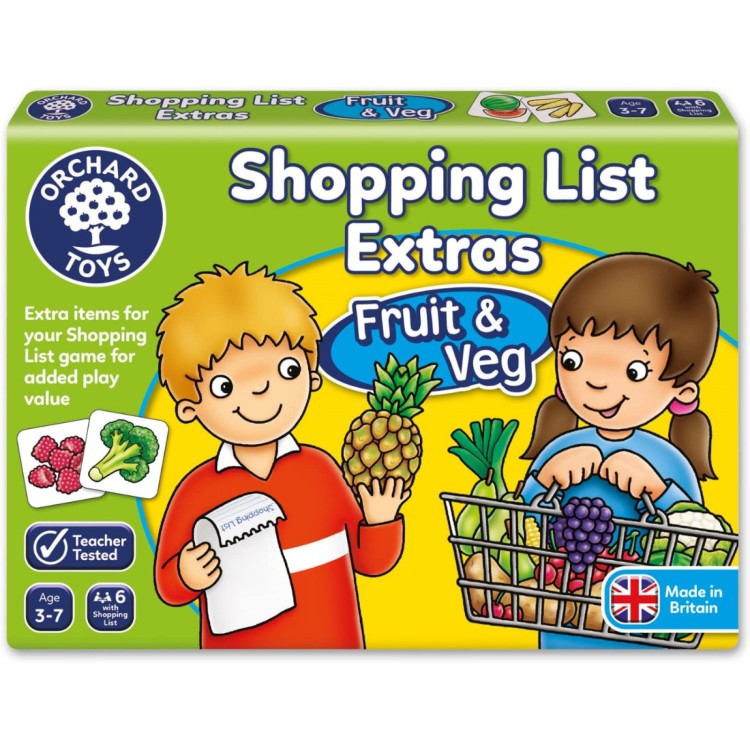 Orchard Toys Shopping List Extra - Fruit & Veg