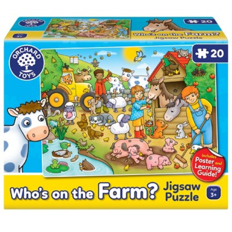 Orchard Toys - Who's on the Farm? Jigsaw Puzzle