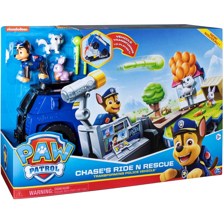 Paw Patrol Chase's Ride N Rescue Set