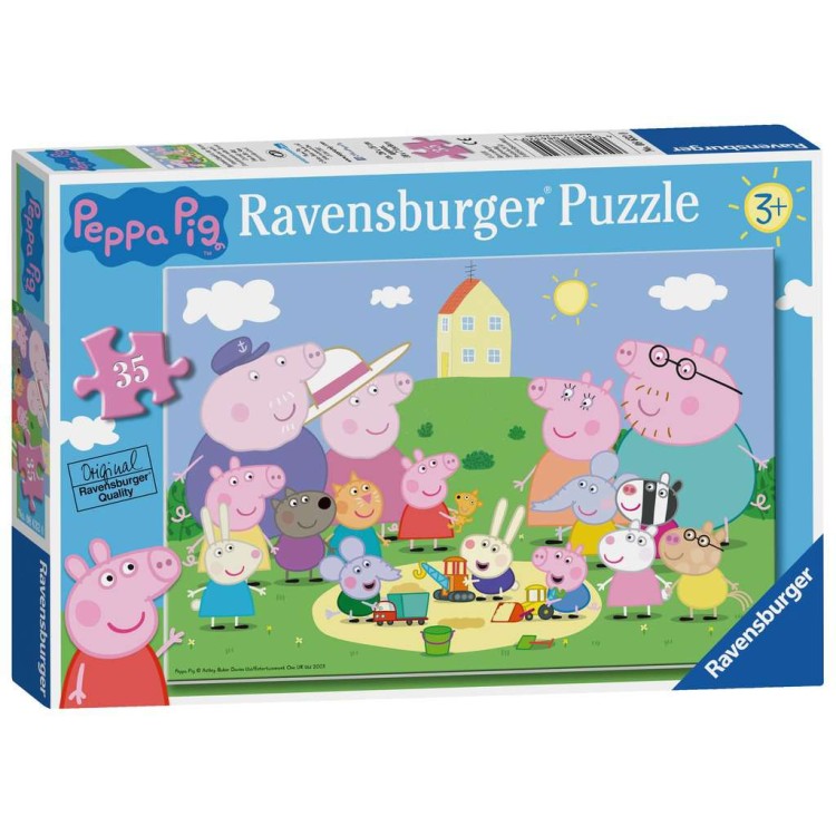 Ravensburger Peppa Pig Fun in the Sun 35 Piece Jigsaw Puzzle