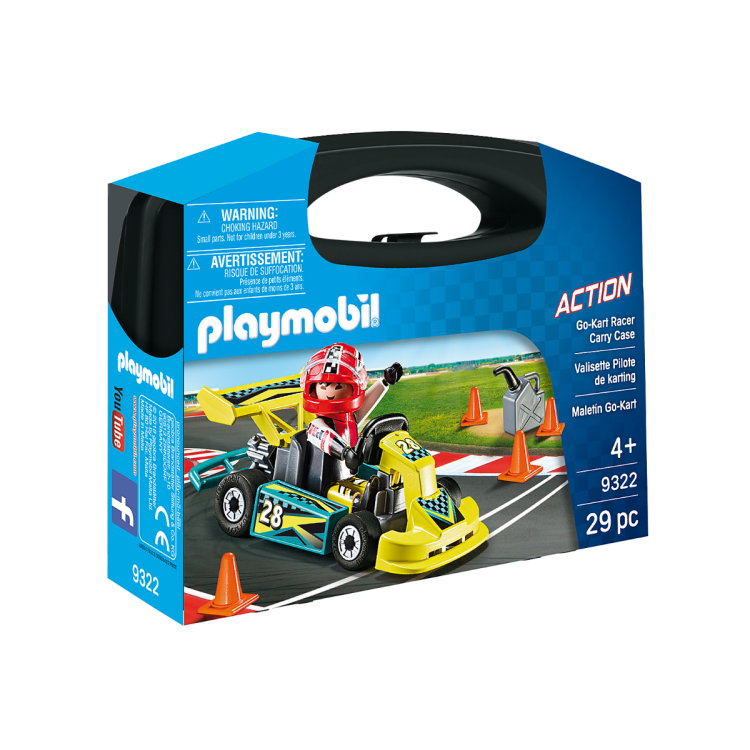 Playmobil 9322 Go-Kart Racer Carry Case