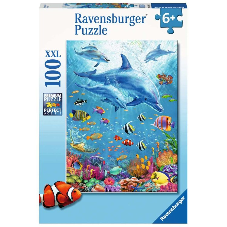 Ravensburger Pod Of Dolphins 100XXL Piece Jigsaw Puzzle