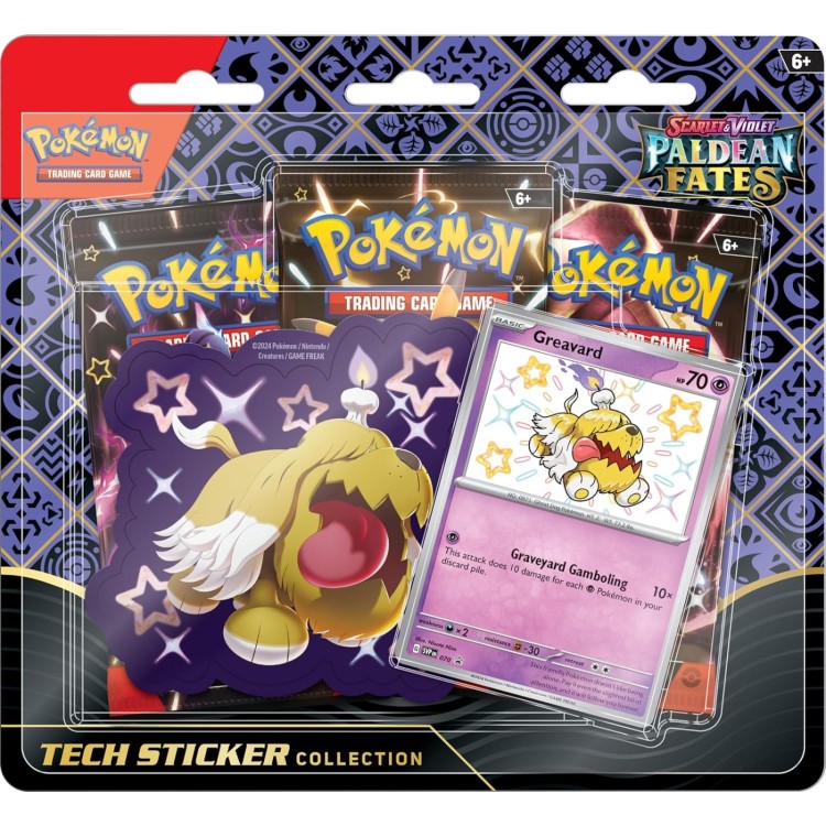 Pokemon TCG: Paldean Fates - Tech Sticker Collection (Greavard)