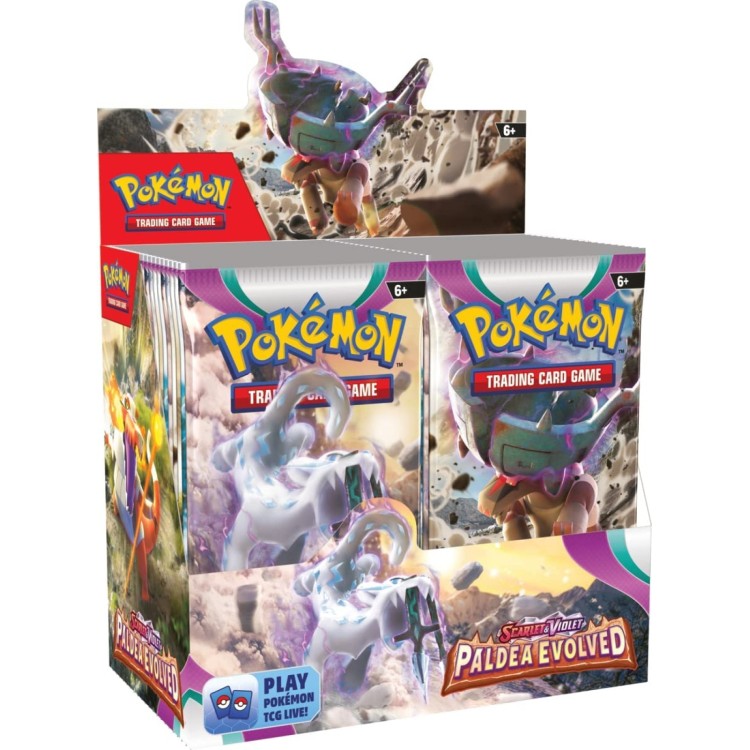 Pokemon TCG: Scarlet & Violet 2 - Paldea Evolved Booster Pack (One Single Pack Supplied - Chosen at Random)