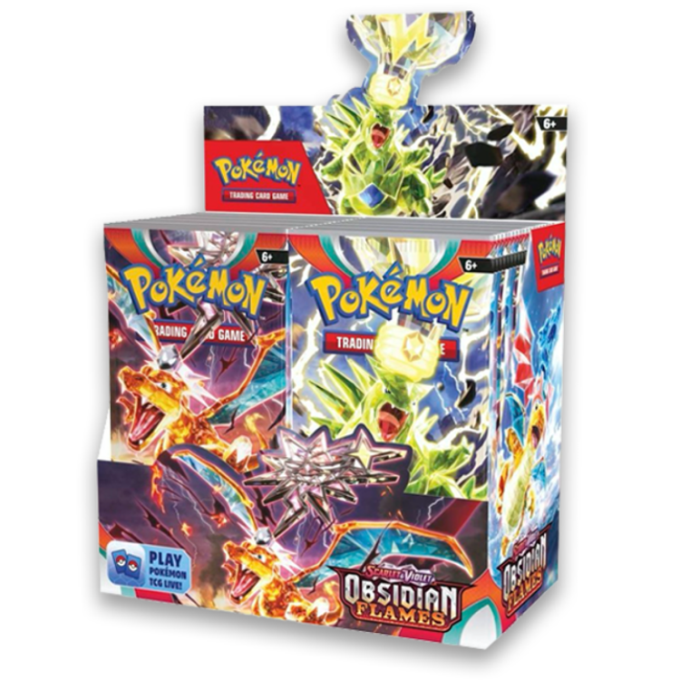 Pokemon TCG: Scarlet & Violet 3 - Obsidian Flames Booster Pack (One Single Pack Supplied - Chosen at Random)