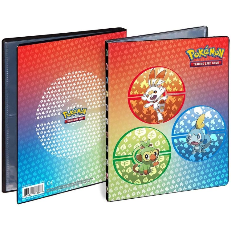 Pokemon TCG 4 Pocket Portfolio - Sword & Shield Design