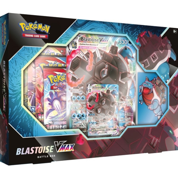 Pokemon TCG Blastoise VMAX Battle Box